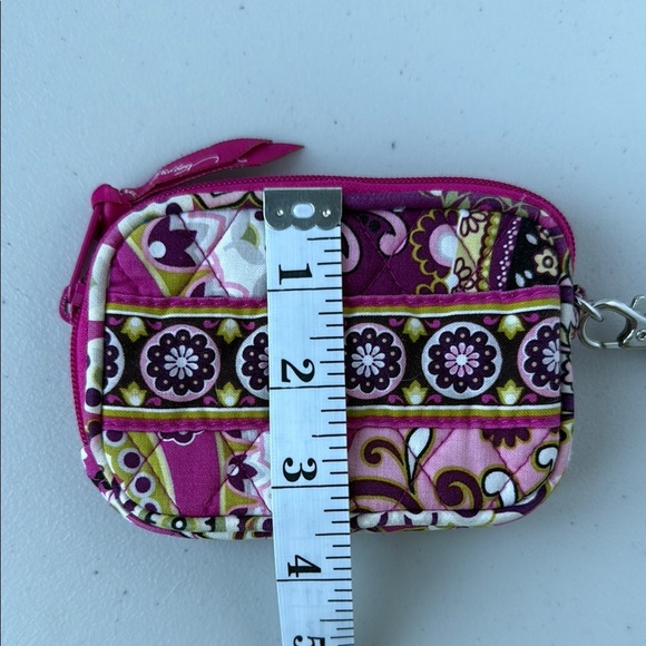 Vera Bradley Very Berry Paisley Tech Case Floral Coin Purse Wristlet - Picture 14 of 16